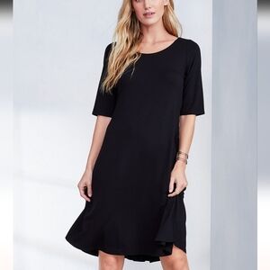 Eileen Fisher Fine Tencil Black Women's Dress Size XL